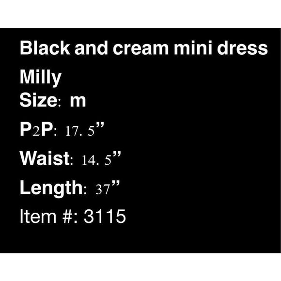 NwoT Milly Geo Jacquard Mermaid Dress - Black/White size M - Picture 6 of 9